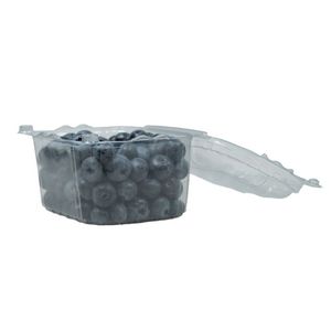Picture 5 of Fruitbak met vast deksel 9.5cm x 12.4cm x 7.6cm 250gr transparant