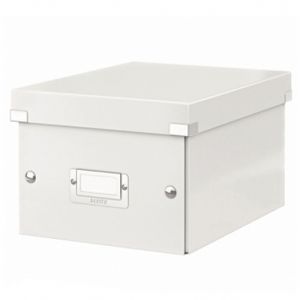 Picture 4 of Opbergdoos Leitz Click & Store WOW klein gerecycled karton 220x160x282mm wit