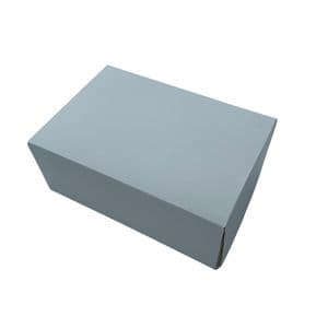 Picture 1 of Gebaksdoos zonder venster 20cm x 14cm x 8cm wit onbedrukt