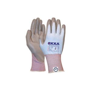 Picture 1 of Werkhandschoenen OXXA X-diamond-flex cut 3 nylon/lycra met pu coating 10/XL zwart/grijs