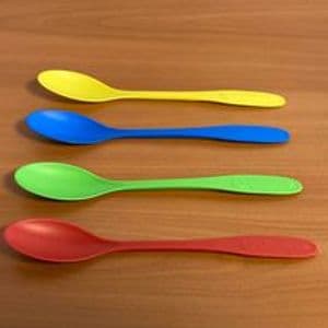 Picture 1 of Circulware Reuseable sorbetlepel polypropyleen 17.5cm assorti