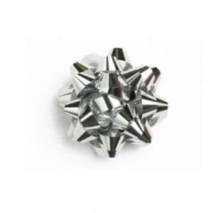 Picture 1 of Starbows metallic 30mm zilver met plakker