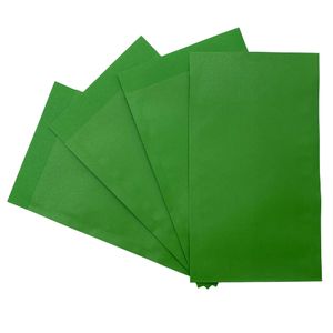 Picture 2 of Cadeauzakjes kraft 12cm x 19cm appelgroen onbedrukt 70gr / m2