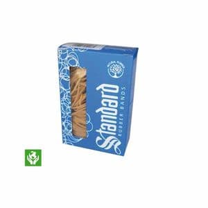 Picture 3 of Elastiek Standard Rubber Bands 10 30x1.5mm 500gr 4750 stuks bruin