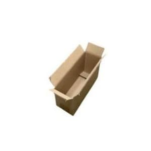 Picture 2 of Amerikaanse vouwdoos 245mm x 85mm x 130mm enkel golf B bruin onbedrukt