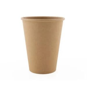 Picture 1 of Beker karton 9cm 11cm 355ml bruin