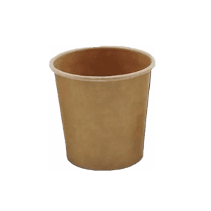 Picture 1 of Cup rond 6cm x 5.9cm kraft bruin