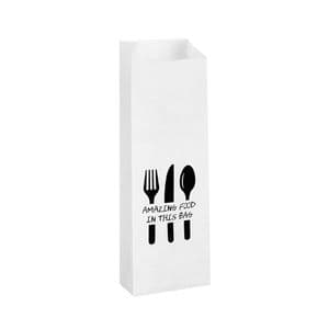 Picture 2 of Snack zakken 16cm x 10cm x 31cm 1000gr 50gr / m2 ersatz Amazing food