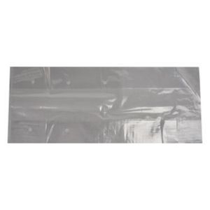 Picture 1 of Plastic zak ldpe met zijvouw 20cm x 12cm x 50cm 40µm geponst onbedrukt