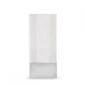 Picture 1 of Polyprop blokbodem zak 8cm x 5cm x 17cm 50µm transparant onbedrukt