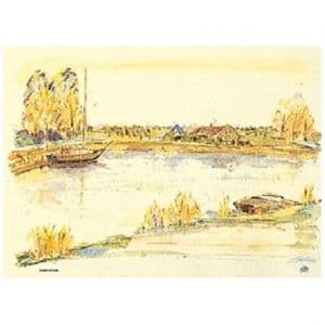 Picture 1 of Placemat Tork 31cm x 42cm creme aquarel