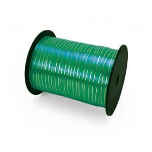 Picture 1 of Krullint mat 10mm x 250m groen met goud streep