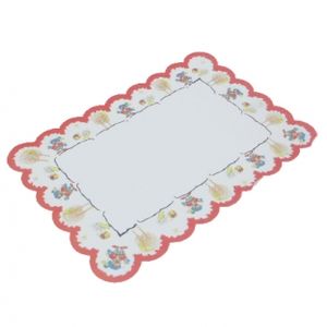 Picture 1 of Taartrand 32cm x 26cm rechthoekig geschulpt wit sint