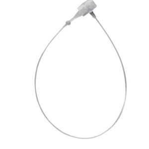 Picture 1 of Veiligheids sluiting kunststof 13.5cm transparant/wit