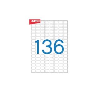 Picture 1 of Apli etiket Ref. 1859 16mm x10mm wit