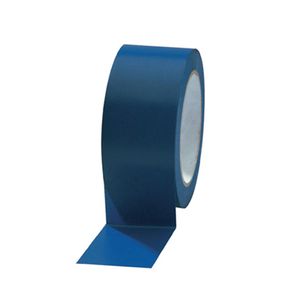 Picture 1 of PVC solvent tape 50mm x 66m blauw onbedrukt 35µm