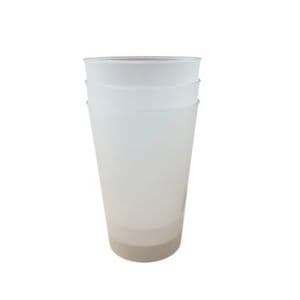 Picture 1 of Beker re-useable pp recht 6.7cm 11.8cm 515ml mat transparant