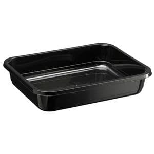 Picture 1 of Menubak H320/60 31.2cm x 24.5cm x 6cm 3300ml 1vaks zwart pp