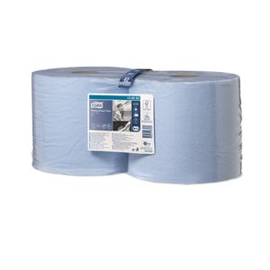 Picture 2 of Poetsrol tork wiper 420 advance 24cm x255m W1/W2 130052 2 laags blauw