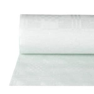 Picture 1 of Tafellaken 120cm x 100m wit damast