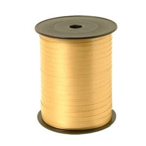 Picture 1 of Krullint mat 10mm x 250m goud onbedrukt