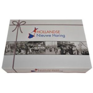 Picture 1 of Cateringdoos zonder venster 36cm x 25cm x 8cm wit hollandse nieuwe haring