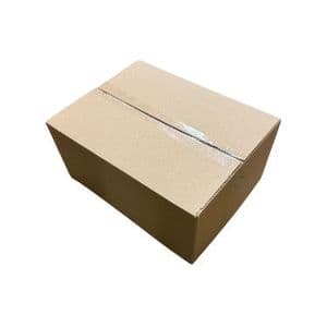 Picture 2 of Amerikaanse vouwdoos 392mm x 292mm x 184mm enkel golf B bruin onbedrukt