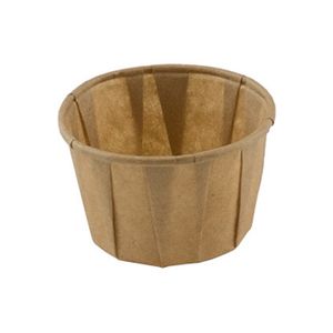 Picture 1 of Cup papier rond 5.4cm 3.6cm bruin