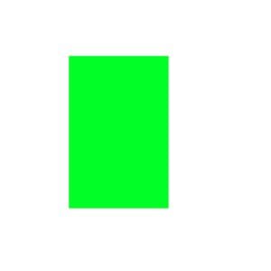 Picture 1 of Prijskaart fluor groen 12cm x 16cm rechthoek