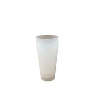 Picture 1 of Beker re-useable pp recht 4.7cm 10.6cm 250ml mat transparant