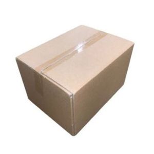 Picture 1 of Amerikaanse vouwdoos 310mm x 270mm x 175mm enkel golf B bruin onbedrukt