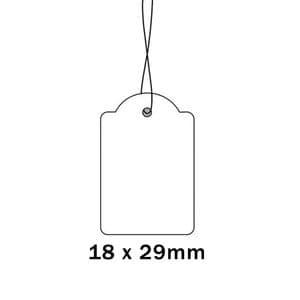 Picture 2 of Apli hanglabel 389 18mm x 29mm wit