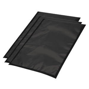 Picture 1 of Vacuumzakken 25cm x 35cm 90µm zijlas transparant/zwart