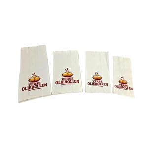 Picture 1 of Oliebol zakken 11cm x 8cm x 26cm 250gr 55gr / m2 ersatz verse oliebollen