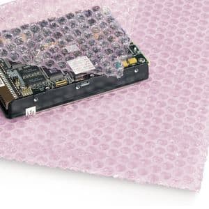 Picture 2 of Luchtkussenfolie 100cm x 100m 100µm roze antistatisch lldpe