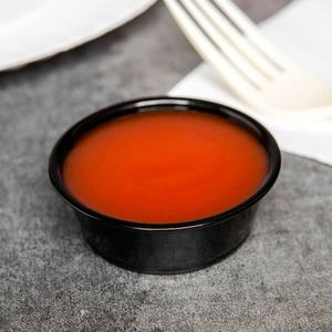 Picture 2 of Cup rond 7.03cm x 2.3cm 50ml pp zwart