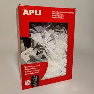 Picture 1 of Apli hanglabel 384 9mm x 24mm wit
