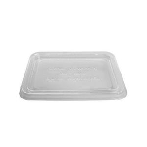 Picture 1 of Deksel rechthoek 22.6cm x 17.7cm x 3cm a-pet transparant