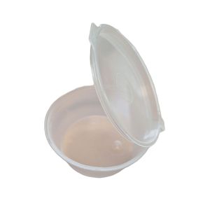 Picture 1 of Cups met deksels rond 6cm x 2.3cm 60ml pp transparant