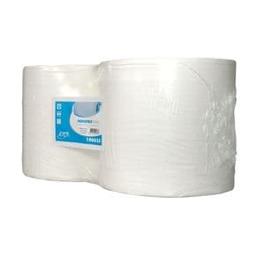 Picture 1 of Poetsrol Euro select cellulose 24cm x350m 100035 2 lagen wit