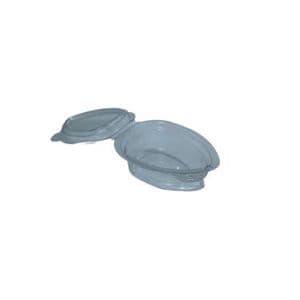 Picture 1 of Cups met deksels druppel 5cm x 3cm x 2cm 20ml pet transparant