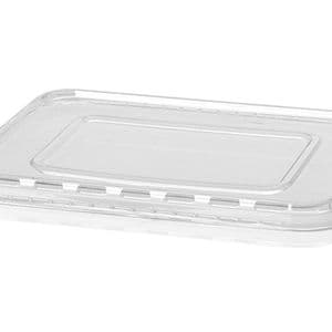 Picture 1 of Deksel rechthoekig 22.7mm x 17.7mm x 1mm rpet transparant