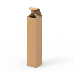 Picture 1 of Geschenkdoos 1 fles bruin onbedrukt