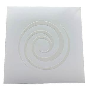 Picture 1 of Zwanenhalsdoos 19cm x 19cm x 5cm ivoor swirl