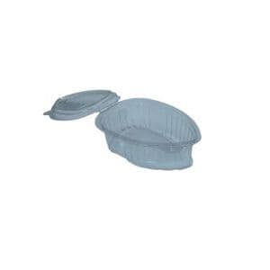 Picture 1 of Cups met deksels druppel 7cm x 5cm x 2.5cm 50ml pet transparant