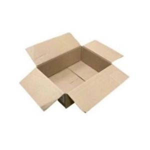 Picture 2 of Amerikaanse vouwdoos 305mm x 220mm x 100mm enkel golf B bruin onbedrukt