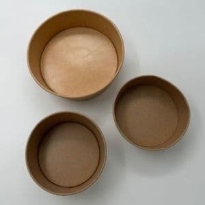 Picture 2 of Bowl rond 14.5cm x 6cm 750ml karton kraft bruin