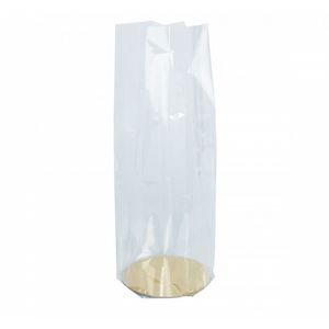 Picture 1 of Ronde fleszak polyprop 16cm x 50cm transparant