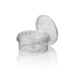Picture 1 of Cups met deksels rond 9.5cm x 4.9cm 210ml pp transparant