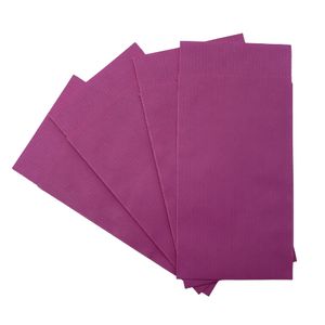 Picture 2 of Cadeauzakjes wit gebleekt kraft 7cm x 13cm roze onbedrukt 70gr / m2